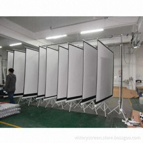 72-inch 4:3 Tripod projection Screen with Strong Loading Weight